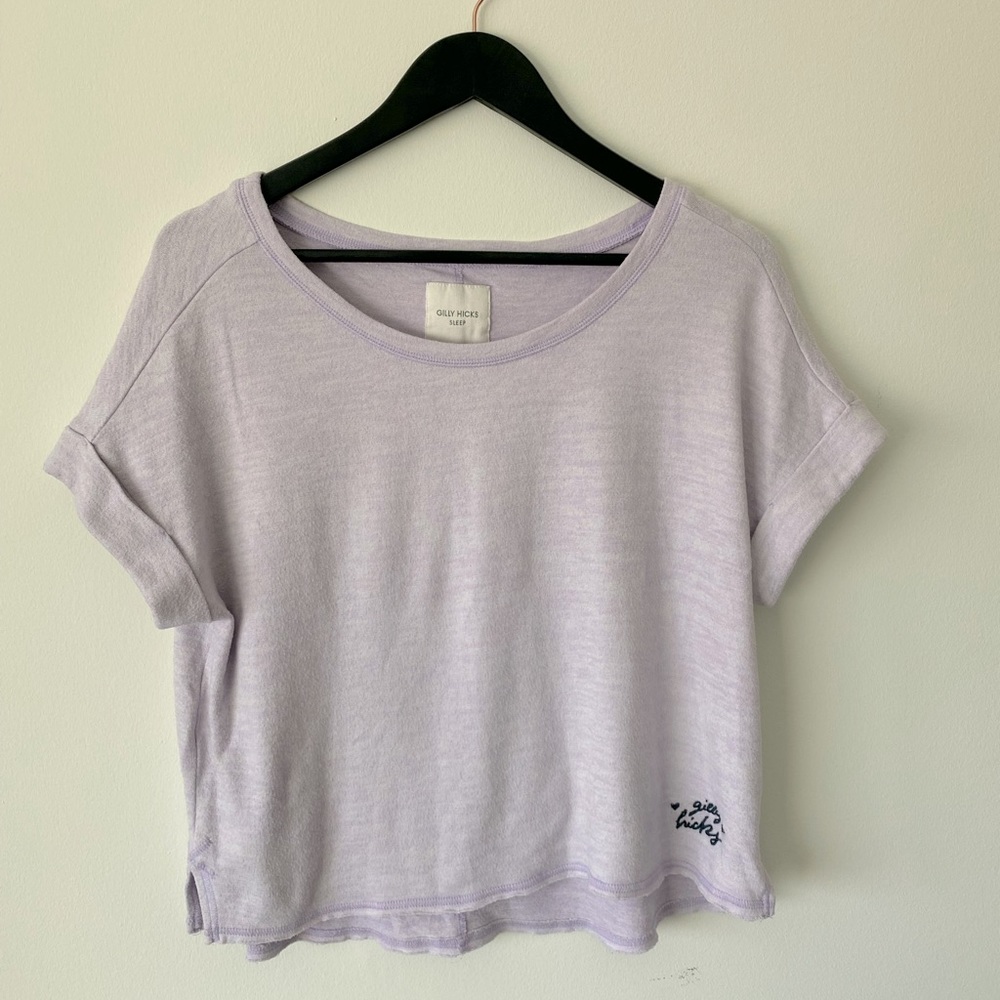 Hollister gilly hicks sleep lilac ultra soft T-shirt